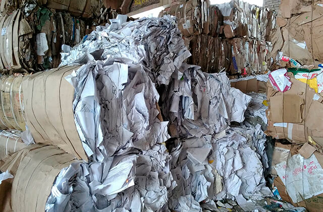 Сбор бумажных отходов